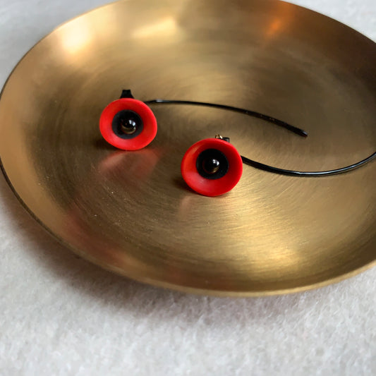 ポピーピアス/Poppy earrings / Red